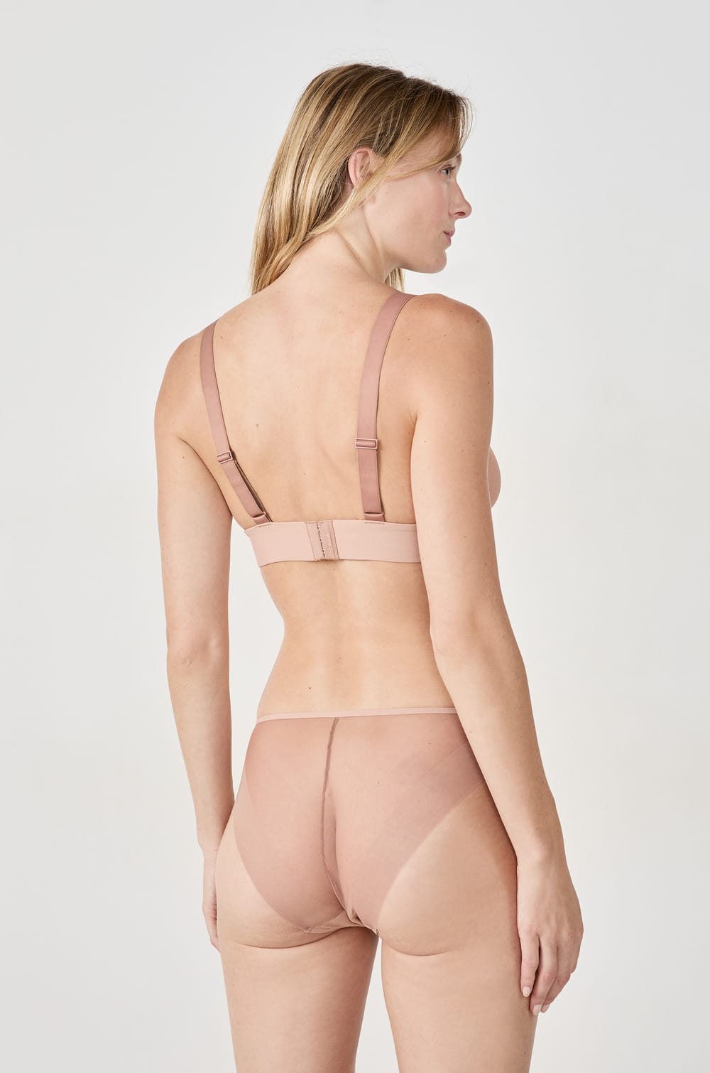 Wireless Triangle Bra Tulle;${refinementColor}