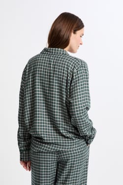 Chemise de pyjama à carreaux;${refinementColor}