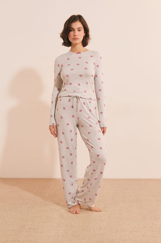 Ensemble de pyjama 3 pi&egrave;ces &agrave; motifs;${refinementColor}