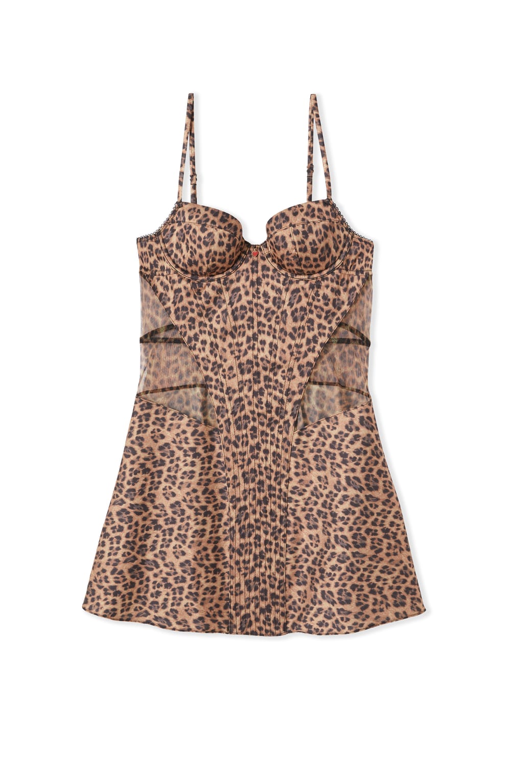 Robe satin&eacute;e avec charm;${refinementColor}