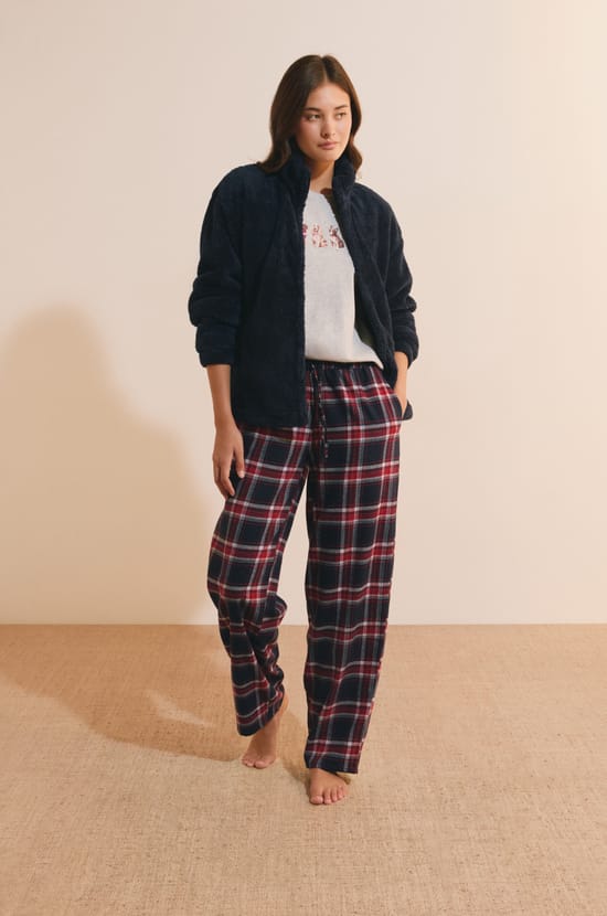 Ensemble de pyjama 3 pi&egrave;ces en coton;${refinementColor}