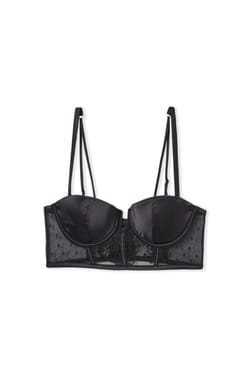 Soutien-gorge bustier en broderie;${refinementColor}