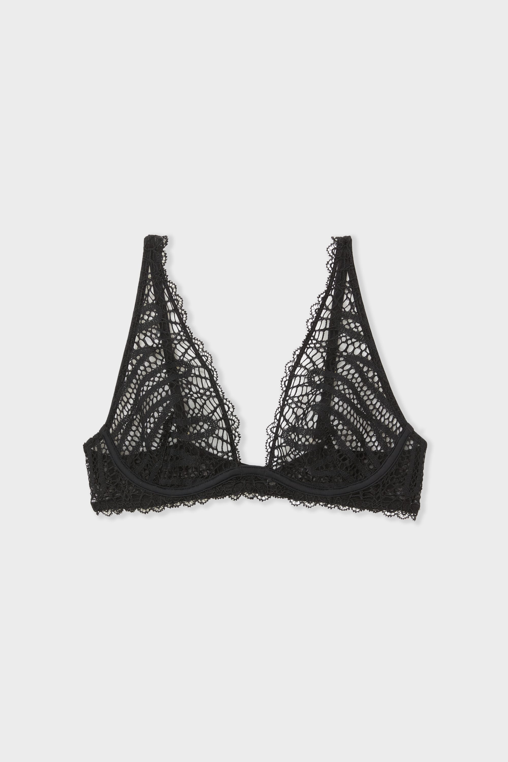 Bra N.7 - The Balconette Foulard - VIRTUOSE - NOIR - ETAM