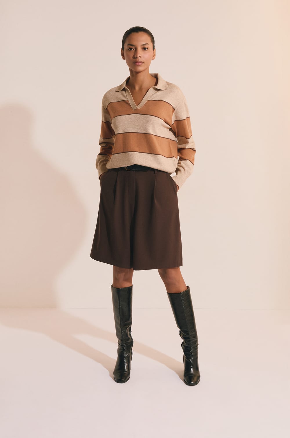 Polo Neck Sweater;${refinementColor}