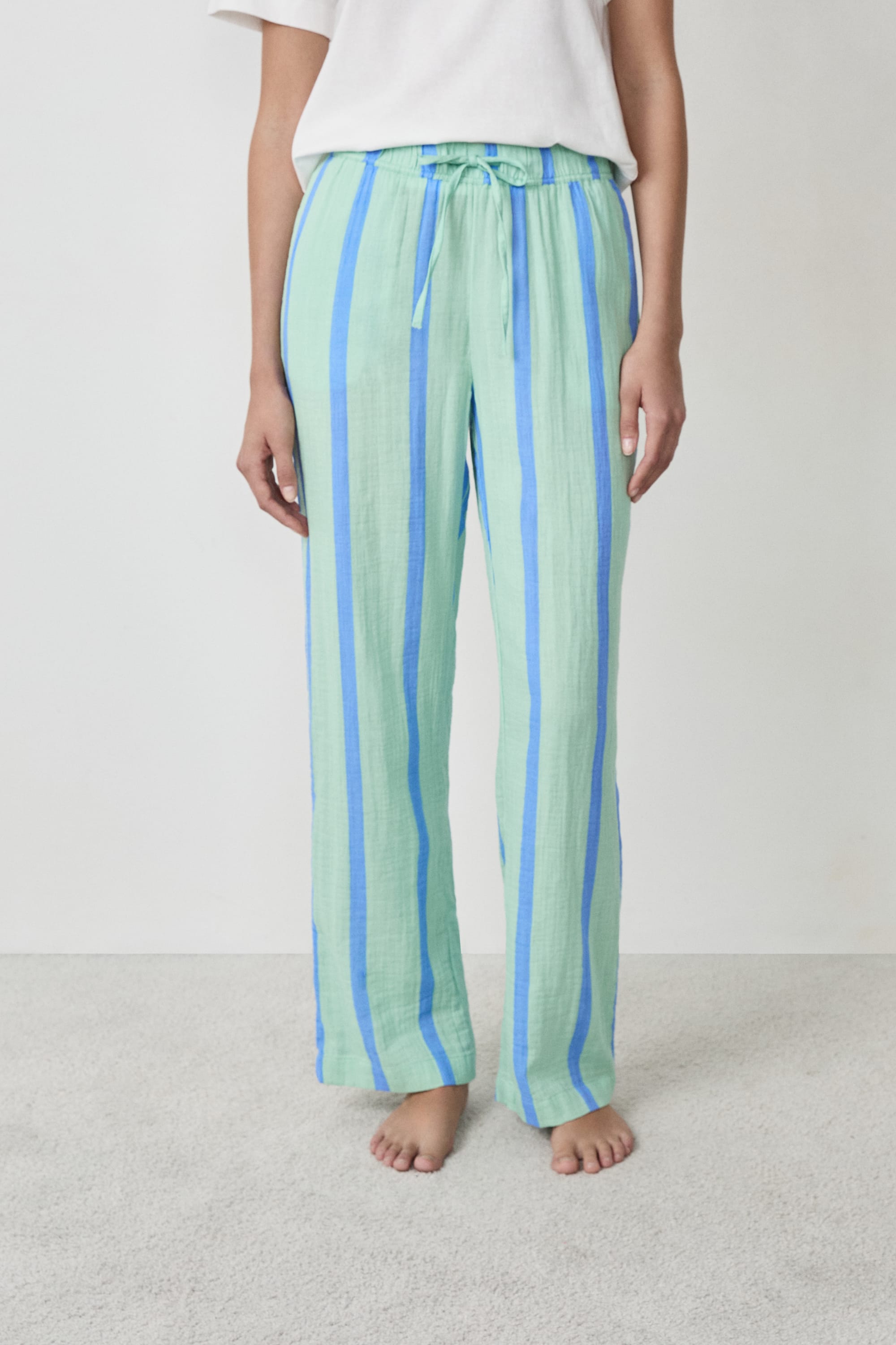 pantalon de pyjama à rayures