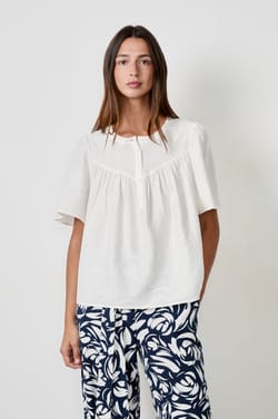 Blouse manches courtes;${refinementColor}