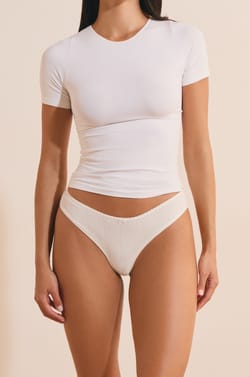 Tanga en coton;${refinementColor}