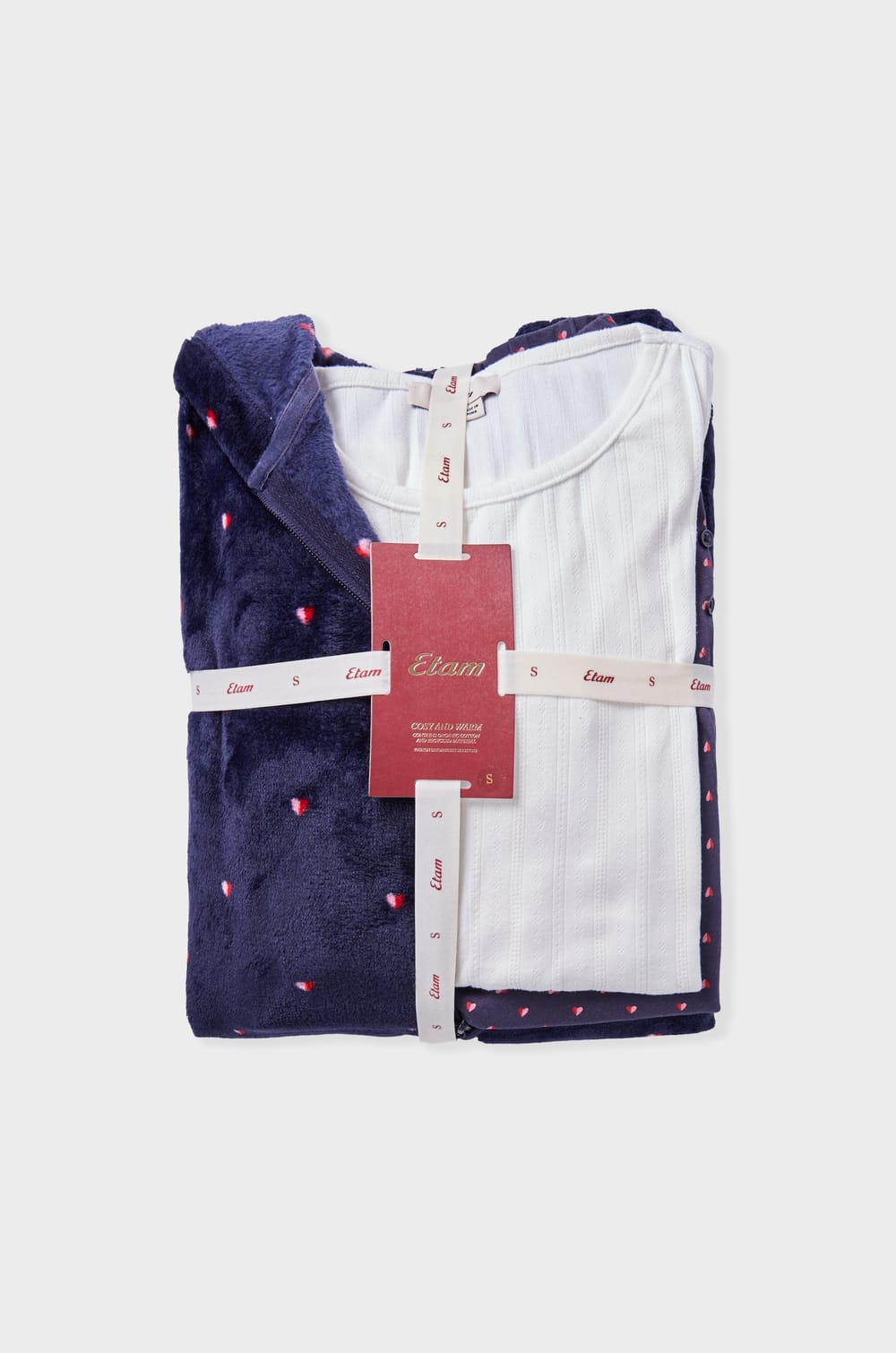 Pyjama 3 pièces à motifs avec coton;${refinementColor}