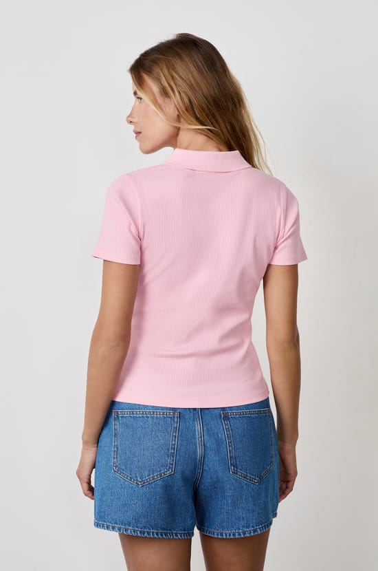 Short-Sleeved Polo Shirt;${refinementColor}