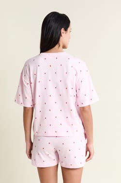 Pyjama 2 pi&egrave;ces motifs fraises;${refinementColor}