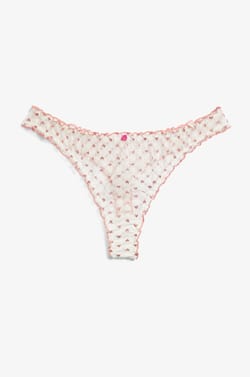Iridescent Tulle Bloomer Tanga;${refinementColor}
