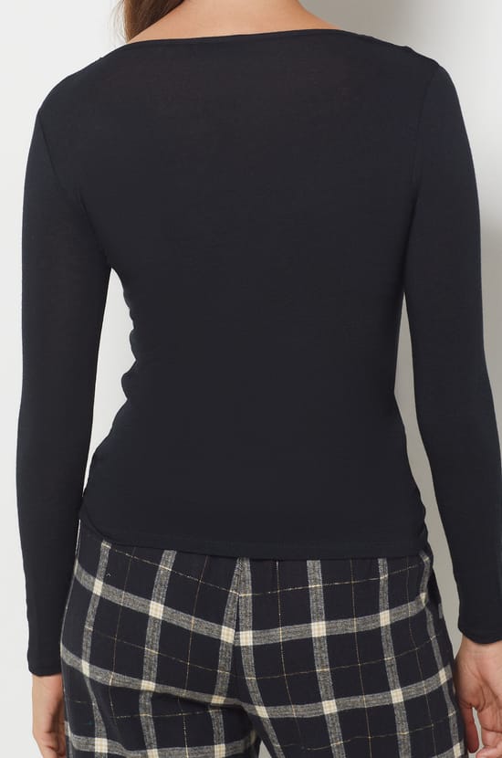 T-shirt Thermique Manches Longues Marine Ysabel Mora Taille 2XL - Neuf Avec étiquettes