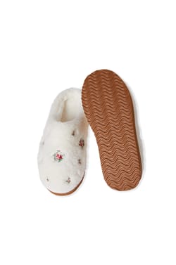 Chaussons mules &agrave; motifs;${refinementColor}