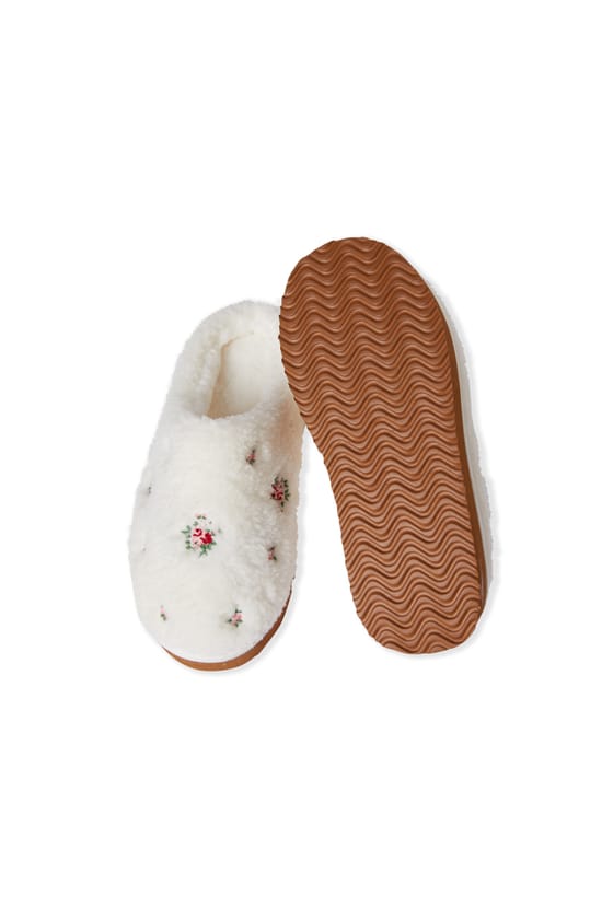 Chaussons mules &agrave; motifs;${refinementColor}