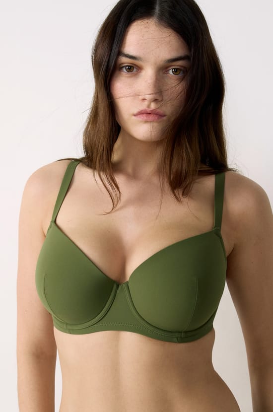 Balconette Lightly Lined Bikini Top;${refinementColor}