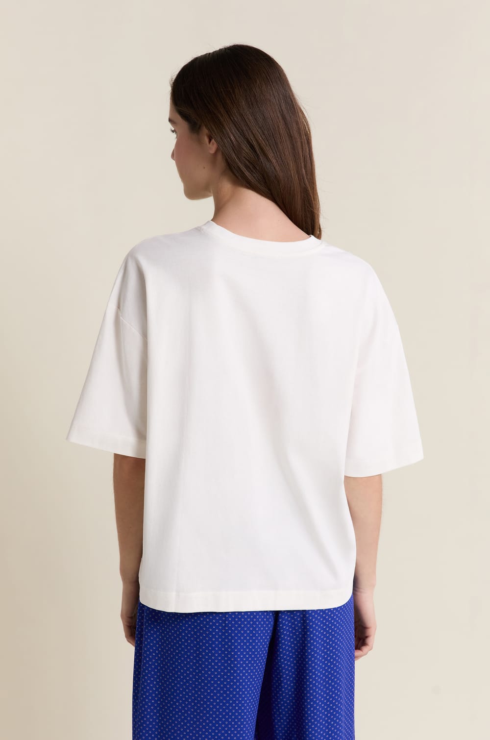 T-shirt de pyjama manches courtes en coton;${refinementColor}