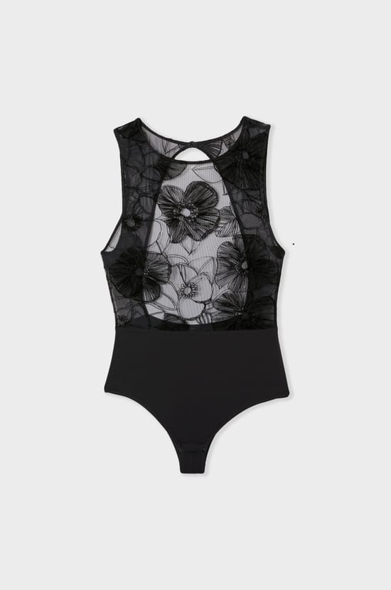 Body sin mangas estampado;${refinementColor}