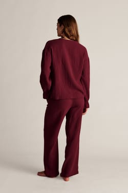 Chemise de pyjama en coton;${refinementColor}