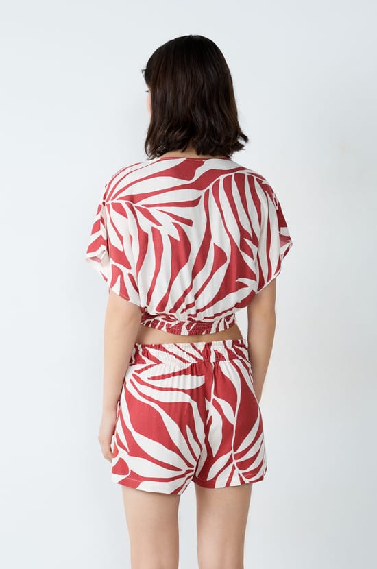 Top z krótkim rękawem z nadrukiem;${refinementColor}