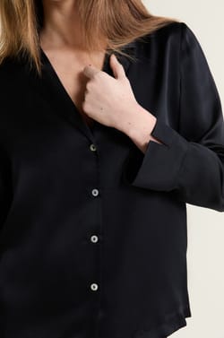 Silk Pyjama Shirt;${refinementColor}