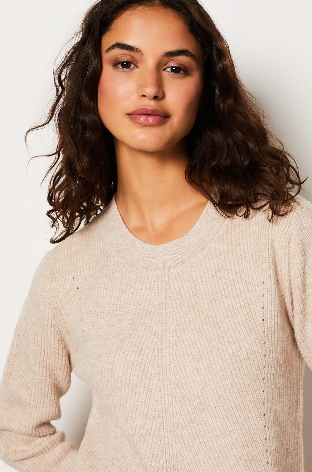 Short Knitted Dress;${refinementColor}