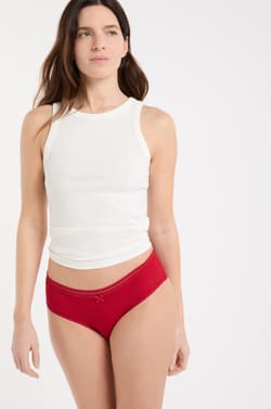 Microfibre Boyshort with Lace Details;${refinementColor}