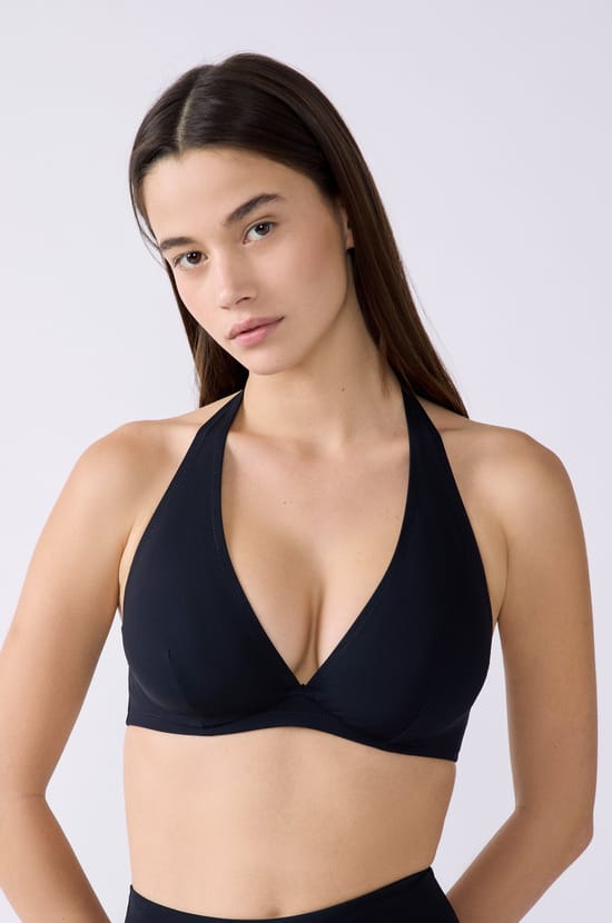 Underwired Triangle Bikini Top;${refinementColor}