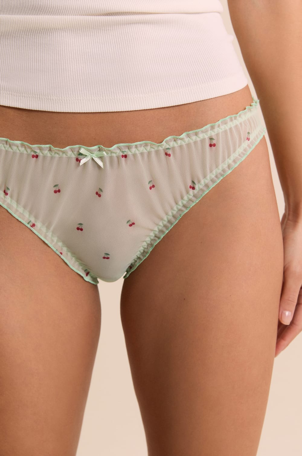 Culotte bloomer en tulle imprim&eacute;e;${refinementColor}