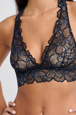 Bra tipo bralette sin aros de encaje;${refinementColor}