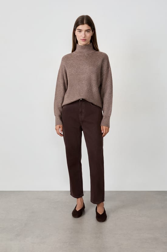 High Neck Sweater;${refinementColor}