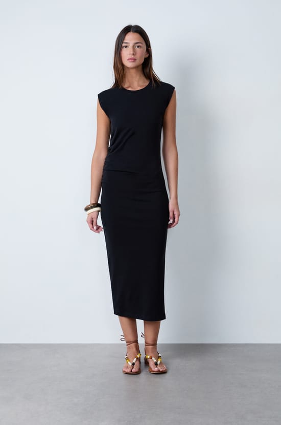 Robe longue en coton;${refinementColor}