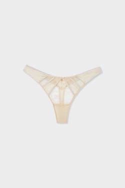 Lace and Satin Thong;${refinementColor}