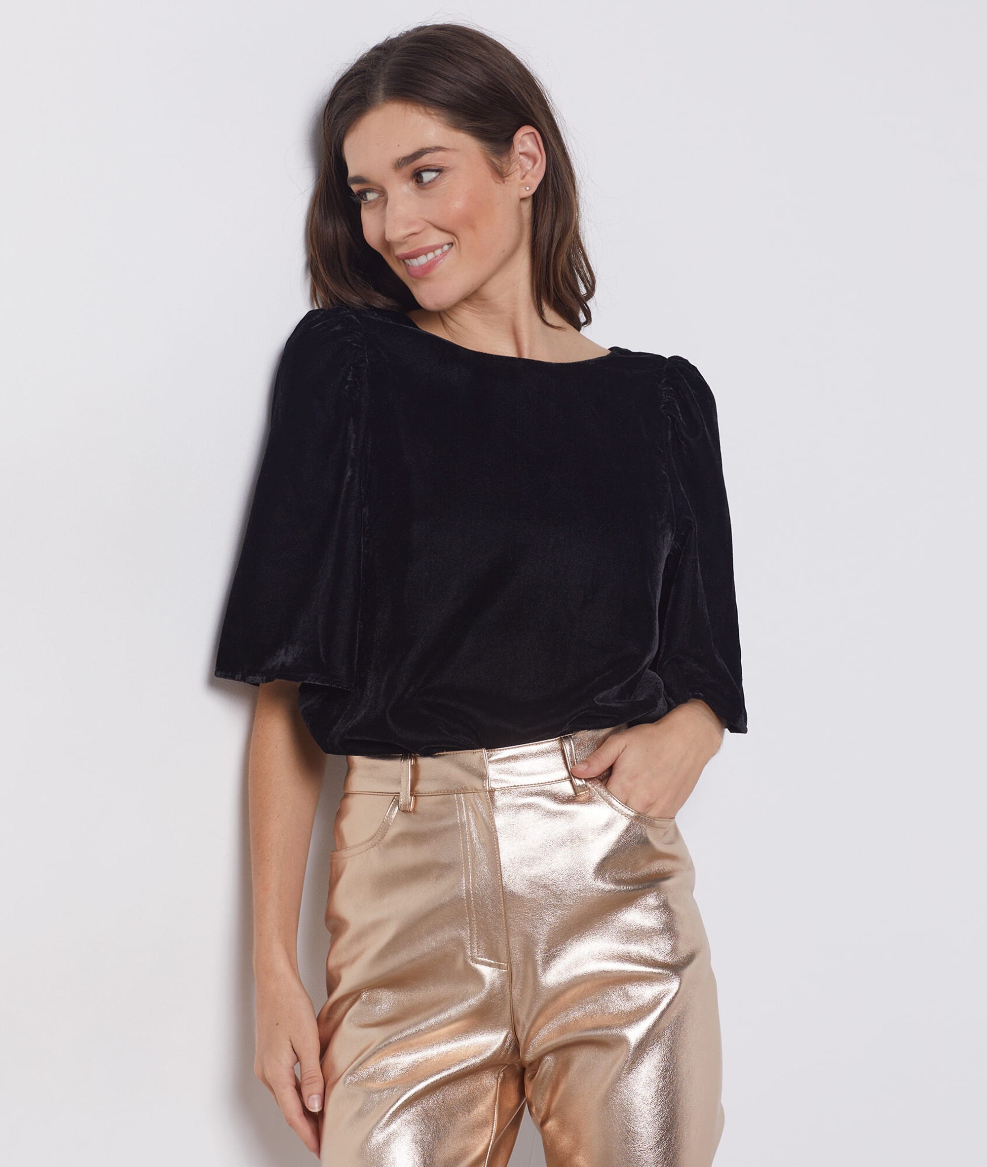 Hobbs London T. 8 (36) Noir Longueur genou Robe A-line Coton Sans Hobbs London T. 8 (36) Noir Longueur genou Robe A-line Coton Sans