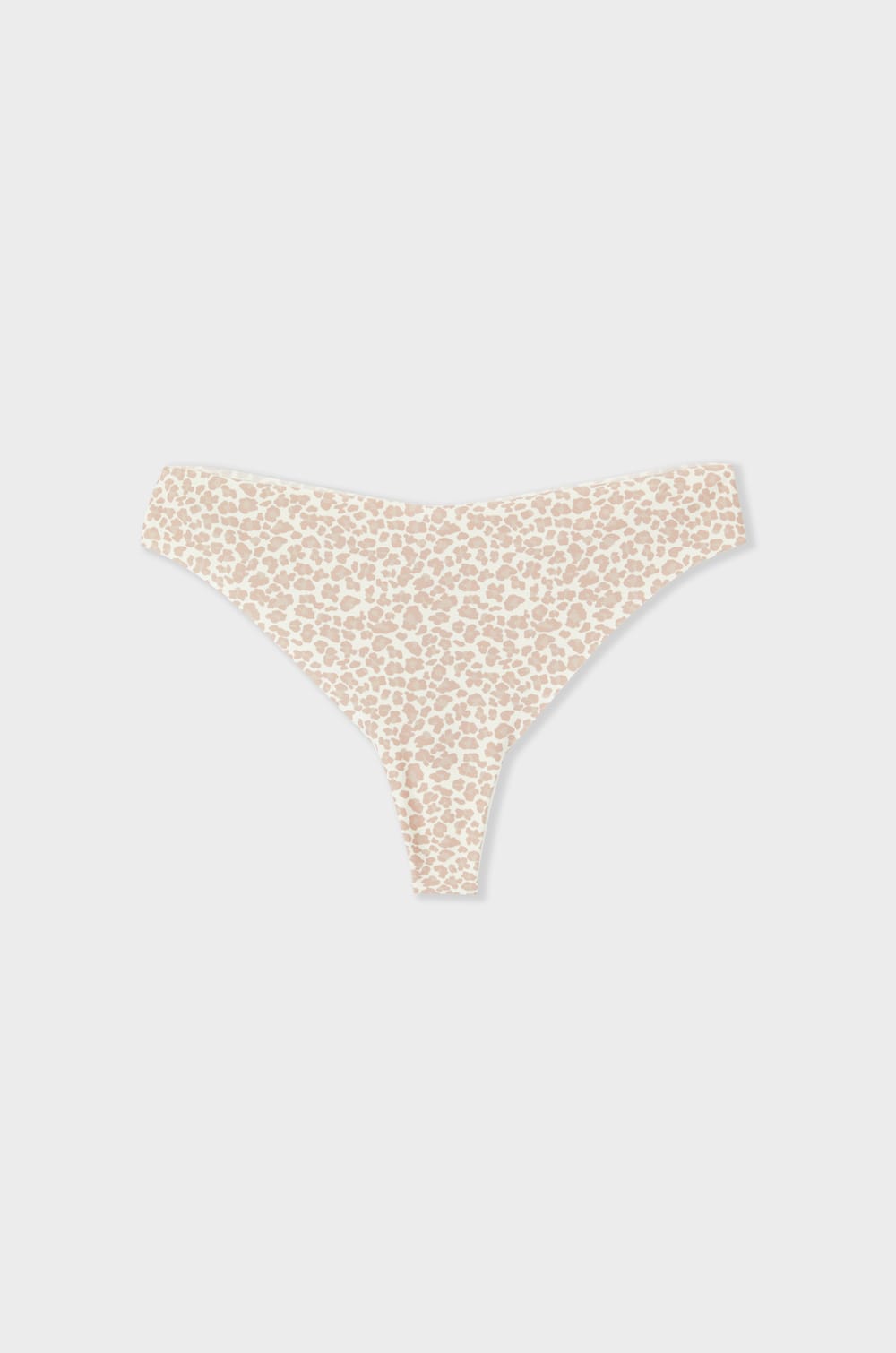 Seamless microfibre printed tanga;${refinementColor}