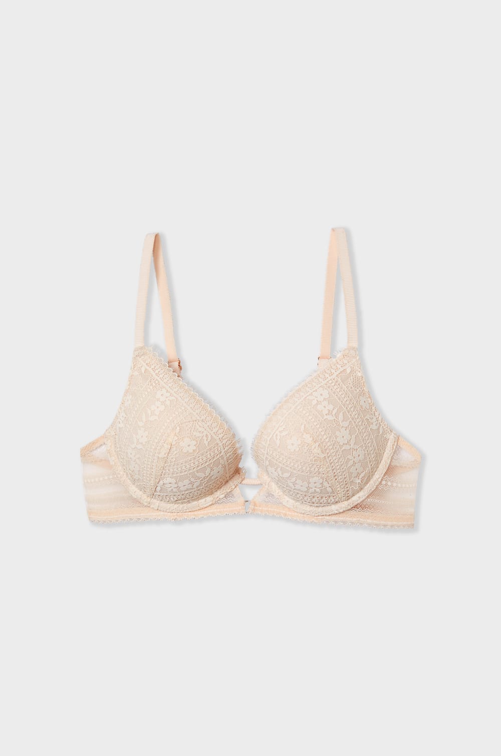 Soutien-gorge N.2 - Le push-up plongeant en dentelle;${refinementColor}