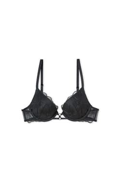 Soutien-gorge N.2 - Le push-up plongeant avec broderie;${refinementColor}