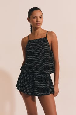 Short de pyjama &agrave; pois;${refinementColor}