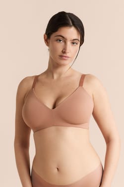 Sujetador de copas finas sin aros de microfibra;${refinementColor}