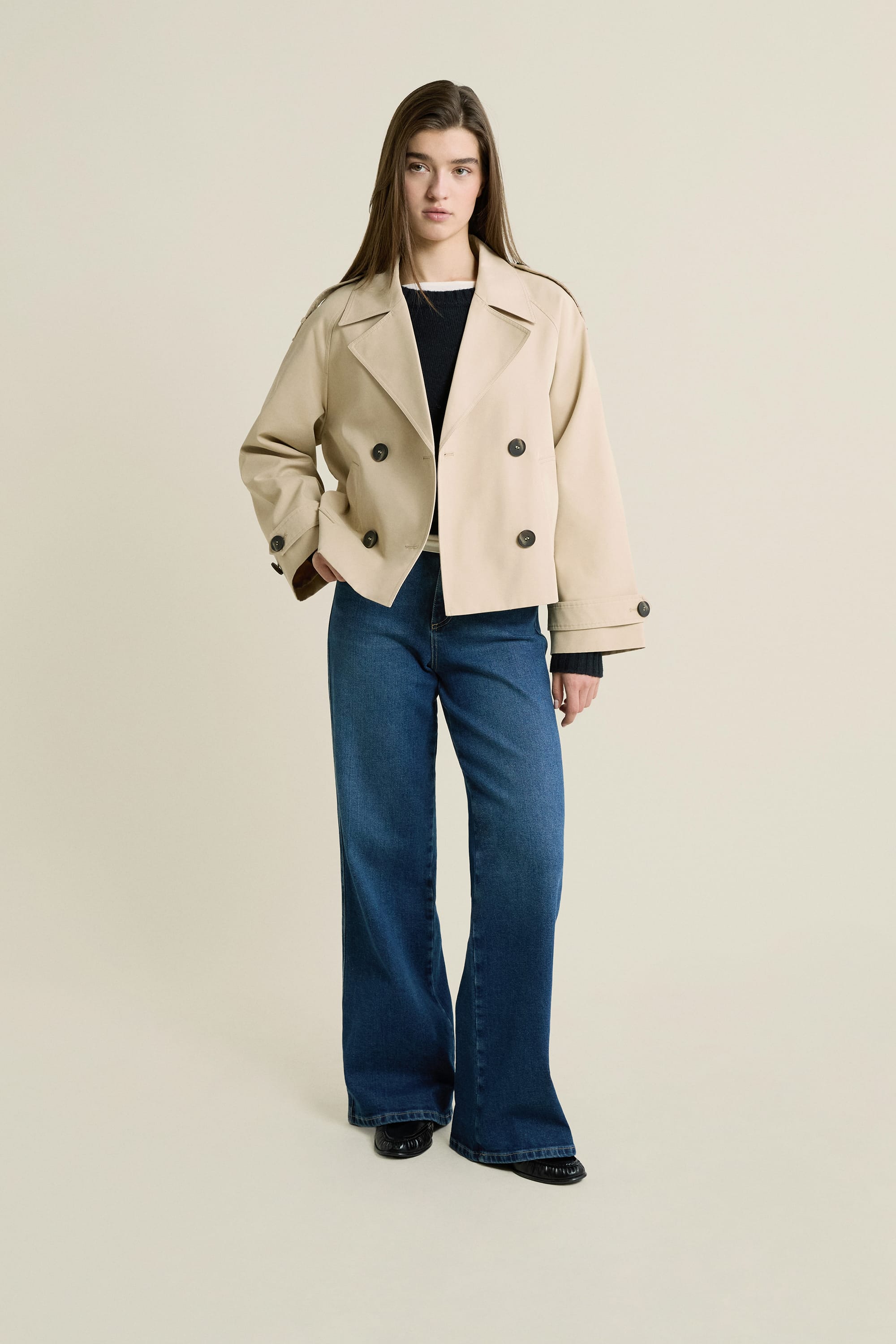 Short Trench Coat - MINA - BEIGE - ETAM