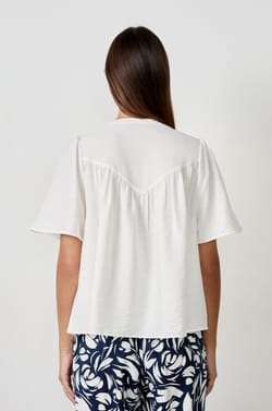 Blouse manches courtes;${refinementColor}