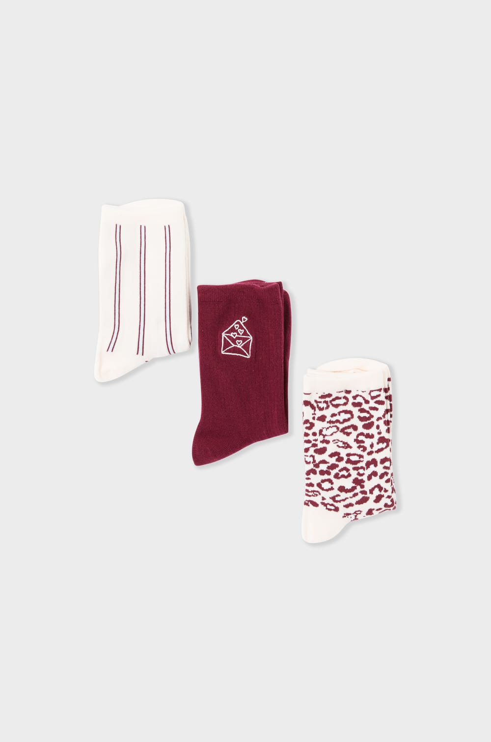 Chaussettes à motifs avec coton;${refinementColor}