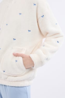 Veste à manches longues en polaire;${refinementColor}