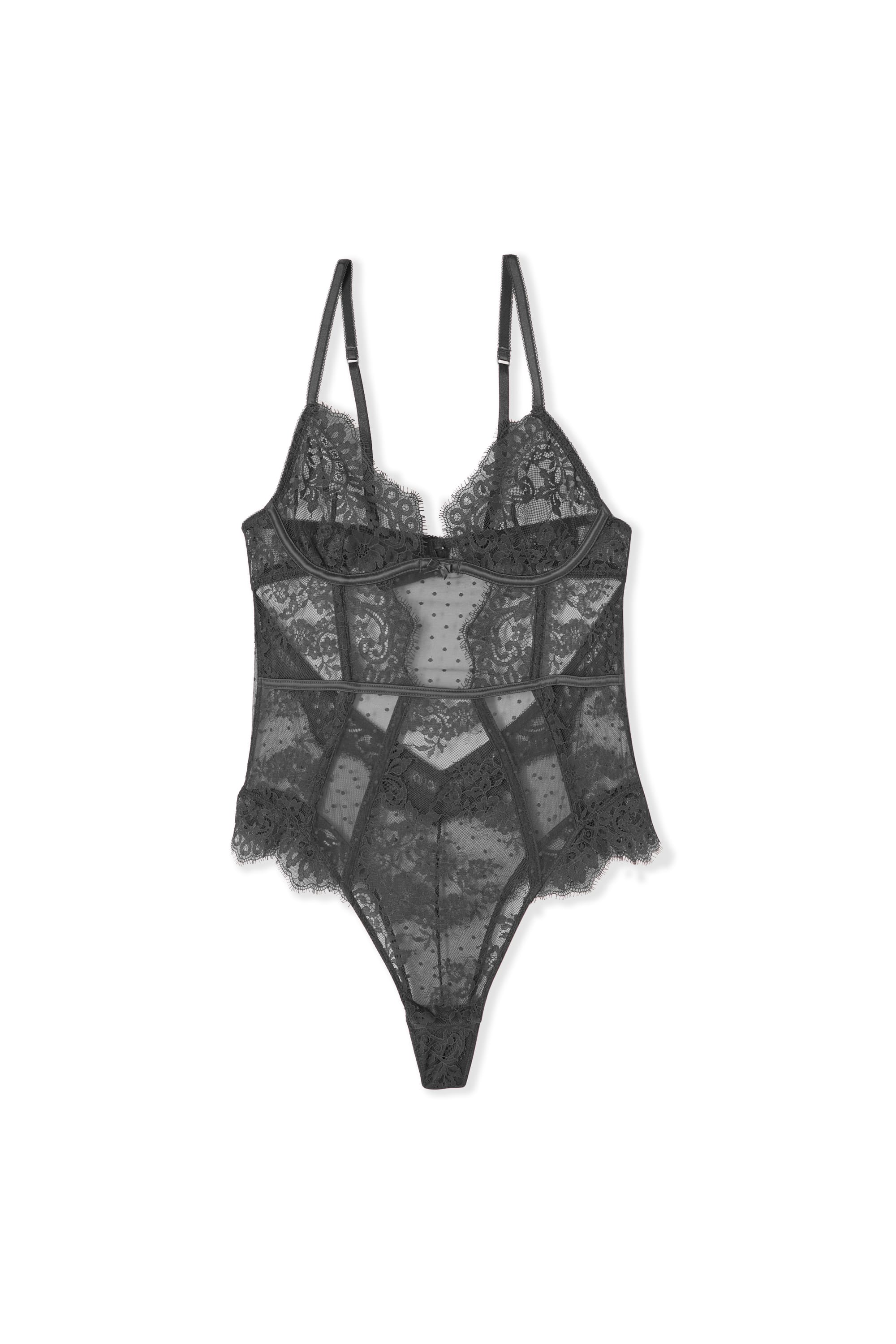 Lace Bodysuit - INFINI - NOIR - ETAM
