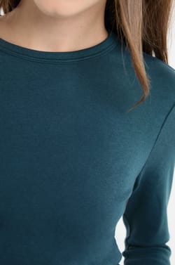 T-Shirt mit langen &Auml;rmeln aus Baumwolle;${refinementColor}