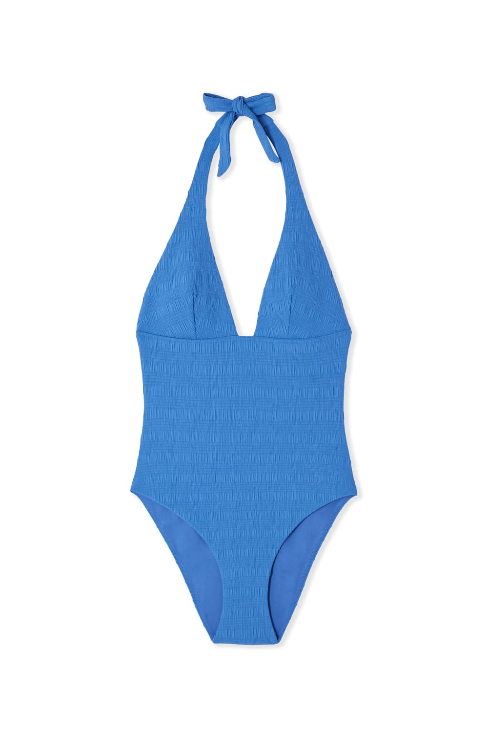 Maillot de bain 1 pi&egrave;ce textur&eacute; &agrave; nouer;${refinementColor}