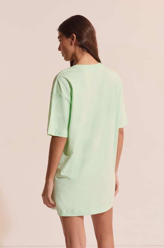 Chemise de nuit en coton &agrave; motif citron;${refinementColor}