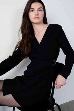 Short Flowing Dress;${refinementColor}