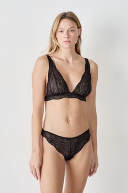 Bra N.8 - The Wireless Lace Triangle;${refinementColor}