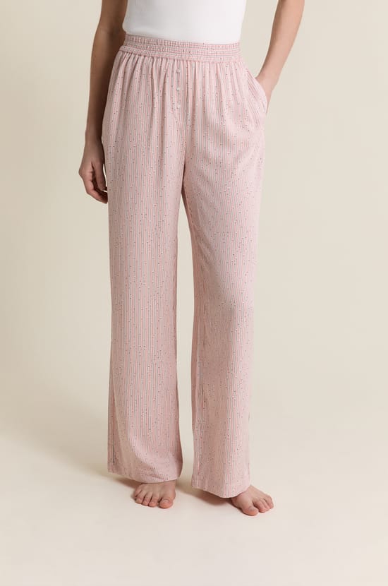Pantalon de pyjama &agrave; motifs;${refinementColor}