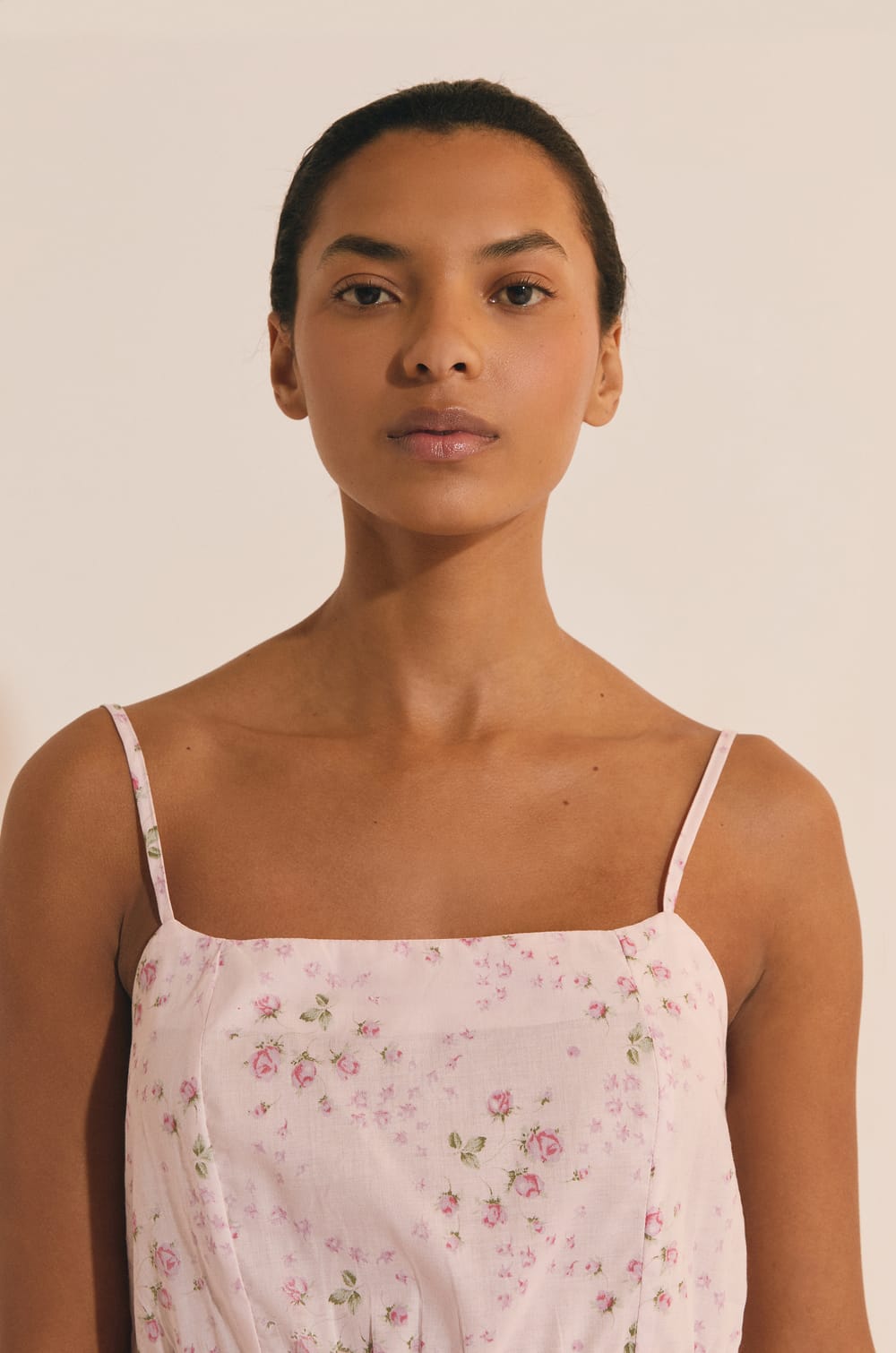 Top de pyjama en coton;${refinementColor}